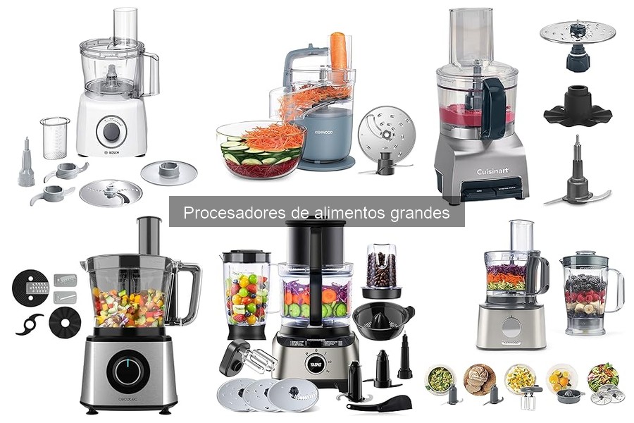 Recetas fáciles con procesadores de alimentos grandes