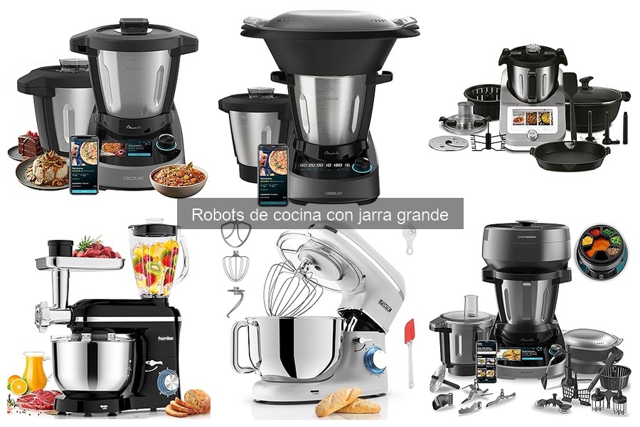 Recetas fáciles con robots de cocina de jarra grande