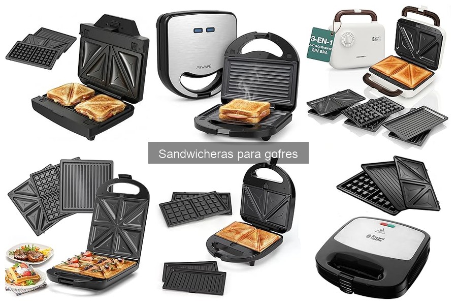 Recetas fáciles de gofres en sandwichera para disfrutar