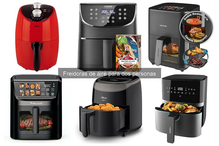Recetas fáciles en freidoras de aire para dos personas