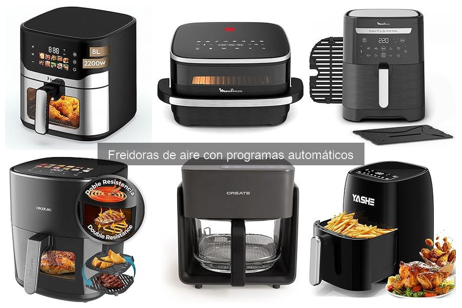Recetas fáciles para freidoras de aire automáticas