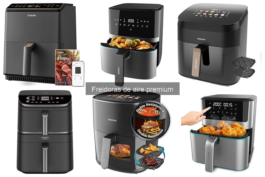 Recetas fáciles para freidoras de aire premium