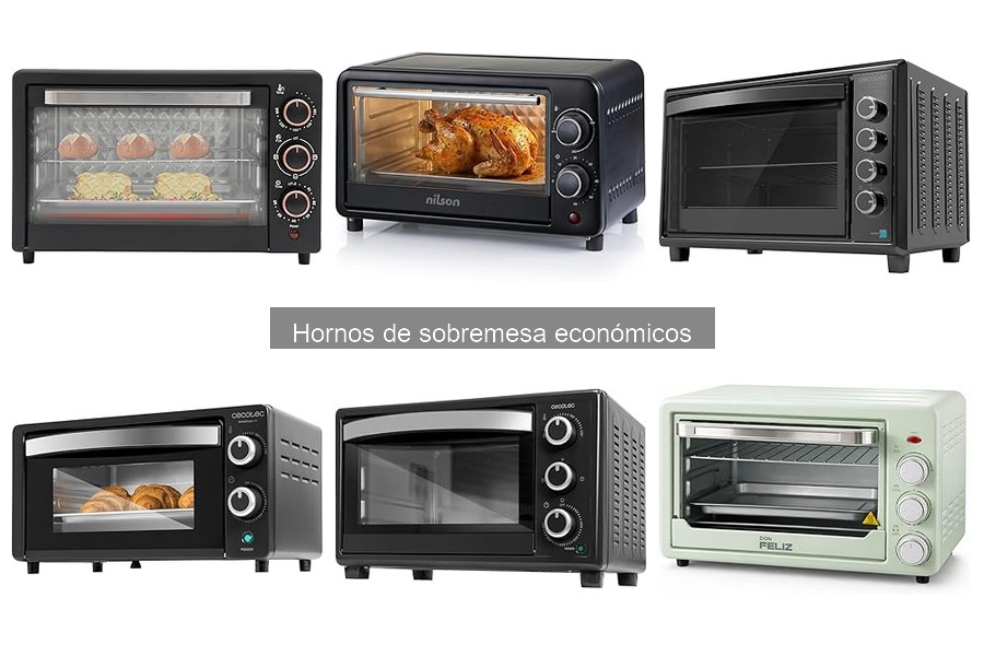 Recetas fáciles para horno de sobremesa económico