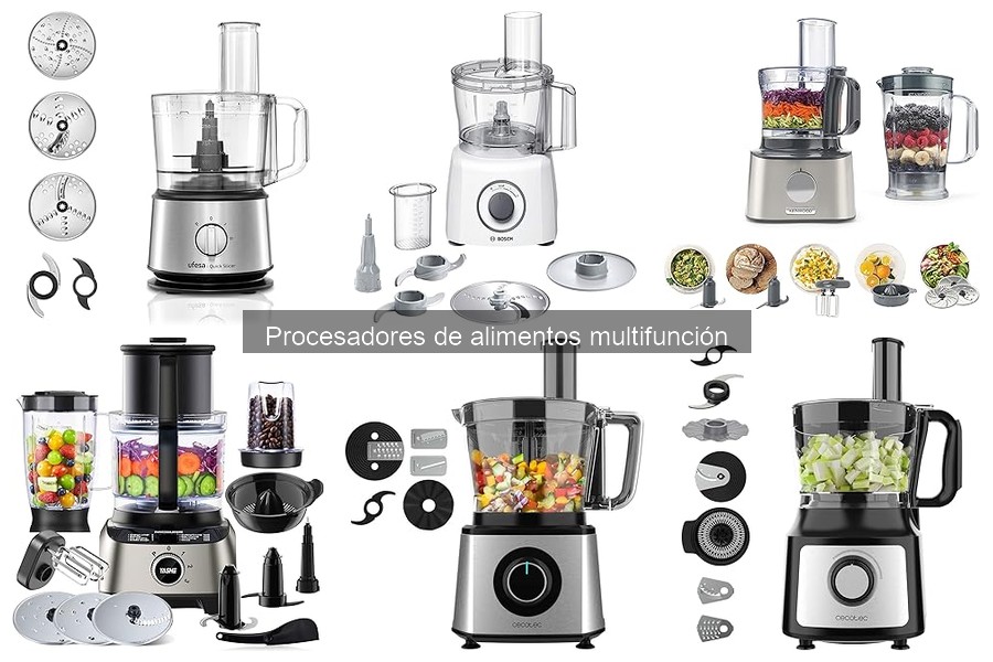 Recetas fáciles para procesadores de alimentos multifunción