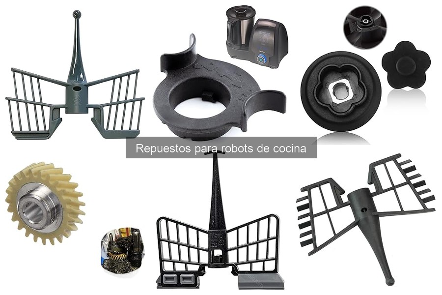 Repuestos esenciales para robots de cocina que debes conocer