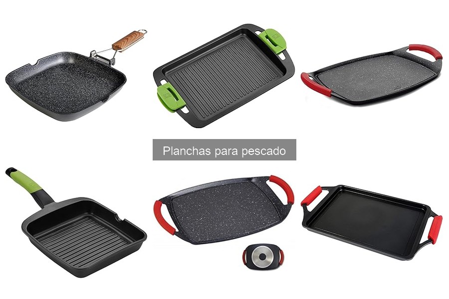 Requisitos de espacio para usar una plancha para pescado