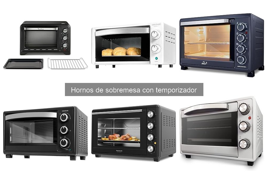 Reseñas de hornos de sobremesa con temporizador populares