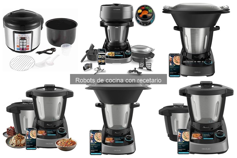 ** Robots de cocina con recetario para dietas específicas