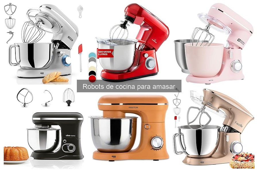 Robots de cocina para amasar accesibles para movilidad reducida