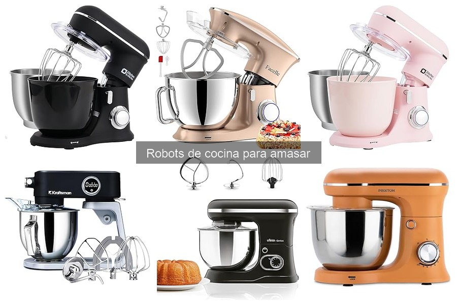 Robots de cocina silenciosos para amasar: comparativa 2023
