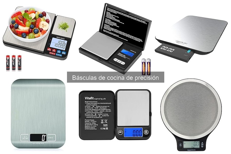 Tipos de básculas de cocina de precisión: guía completa