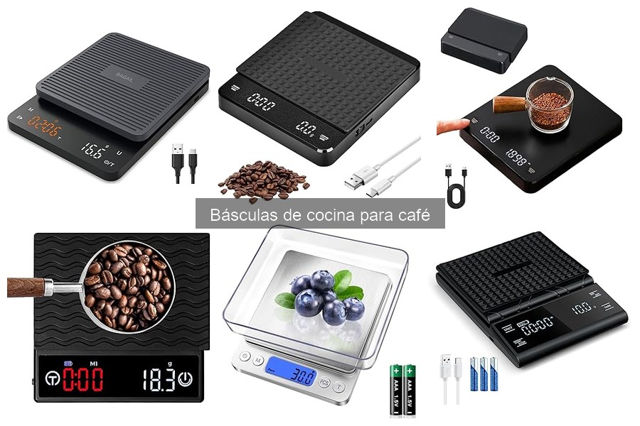 Tipos de básculas de cocina para café: guía completa