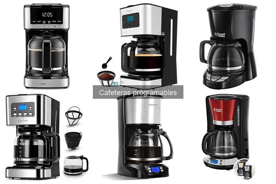 Tipos de cafeteras programables: ventajas y características