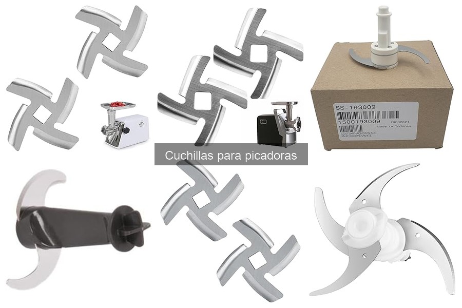 Tipos de cuchillas para picadoras: características y usos