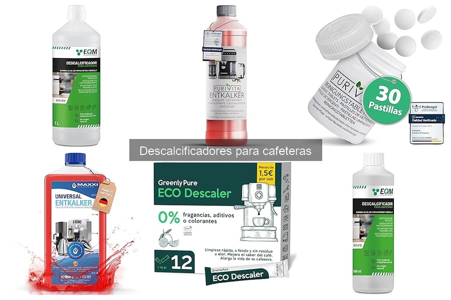 Tipos de descalcificadores para cafeteras: guía completa