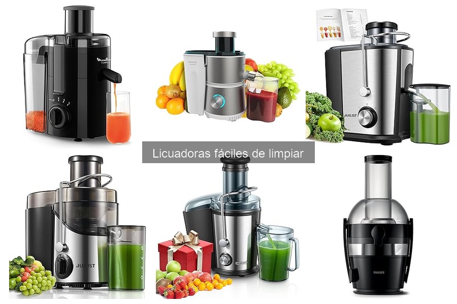Tipos de licuadoras fáciles de limpiar para tu cocina