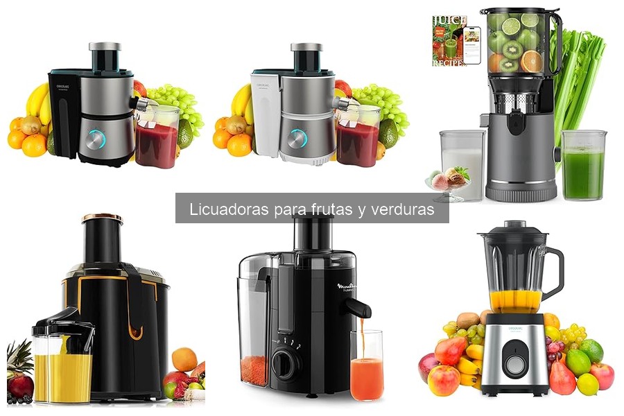 Tipos de licuadoras para frutas y verduras: ¿Cuál elegir?