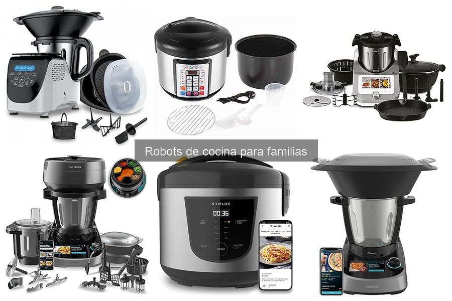 Tipos de robots de cocina para familias: ¿Cuál elegir?