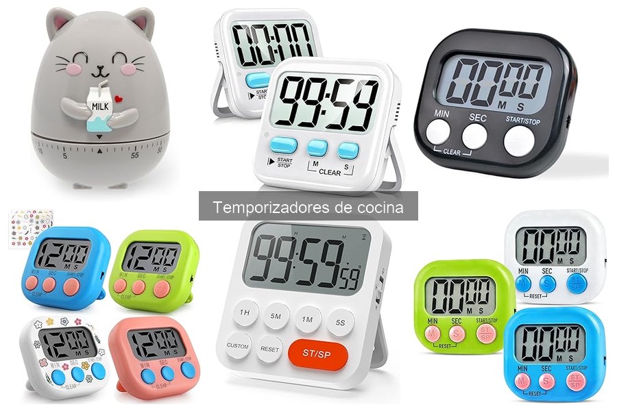 Tipos de temporizadores de cocina: Guía completa