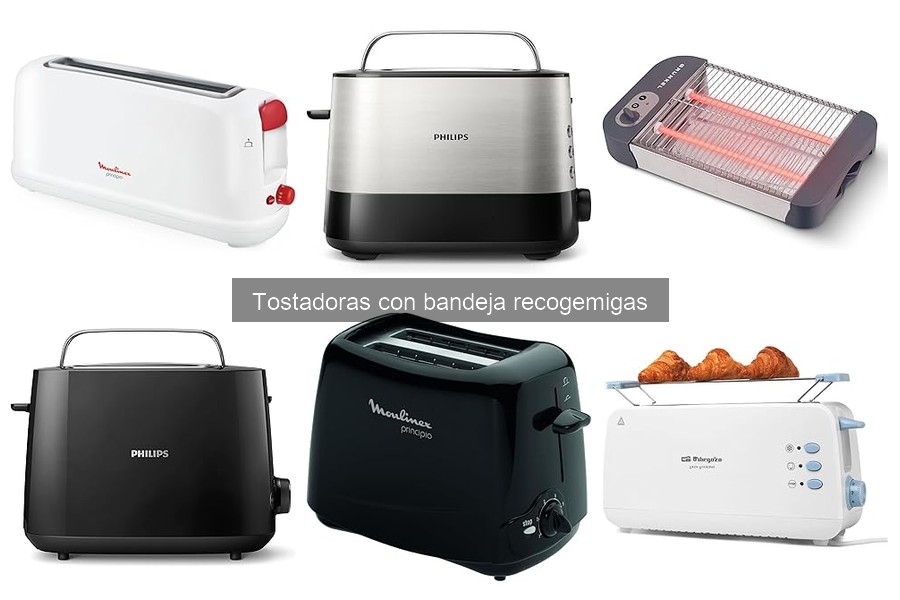 Tipos de Tostadoras con Bandeja Recogemigas para Elegir