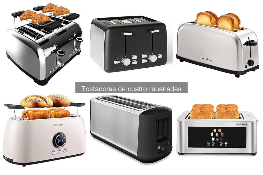 Tostadoras de 4 Rebanadas con Funciones Especiales