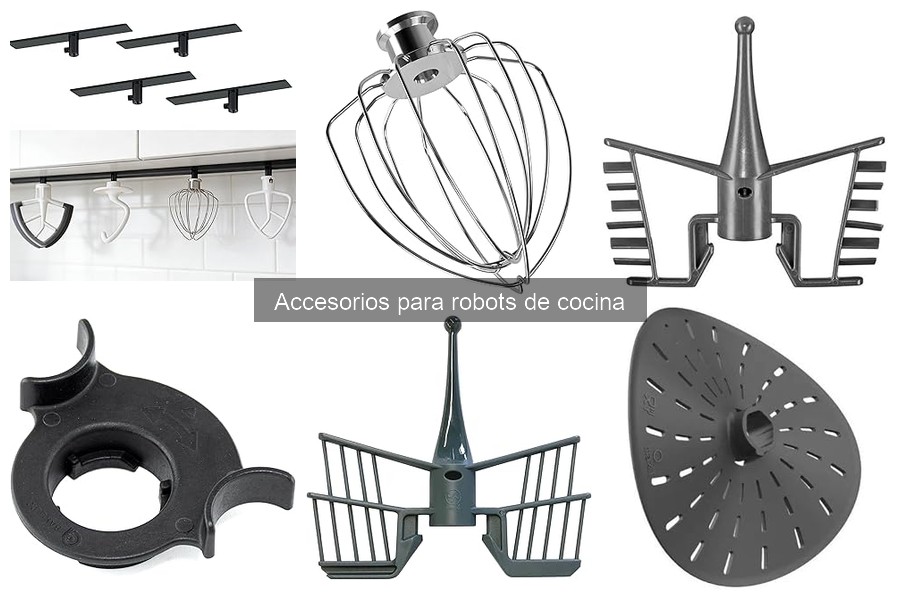 Usos creativos de accesorios para robots de cocina
