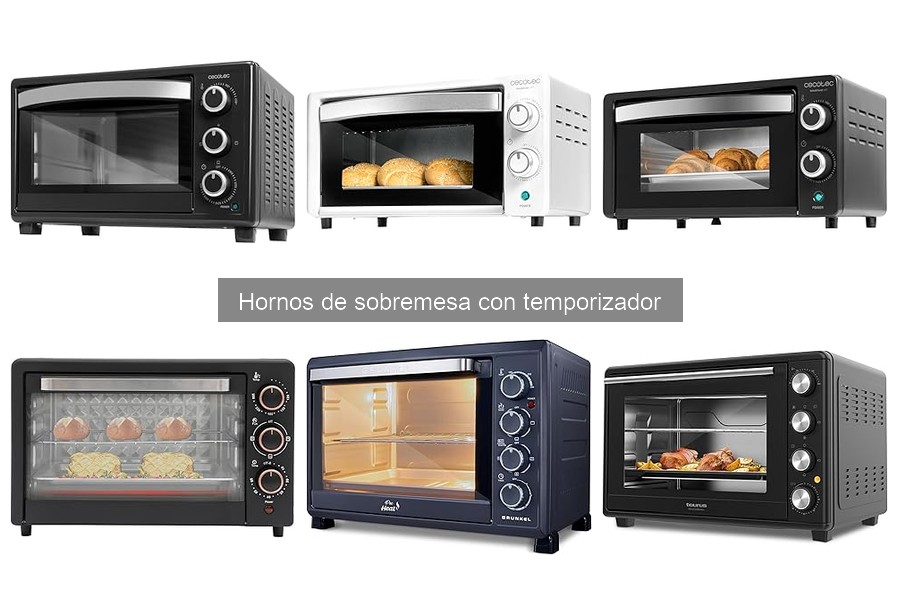 Ventajas y desventajas de hornos de sobremesa con temporizador