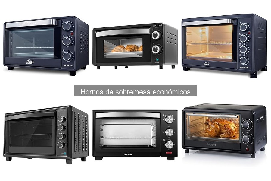 Ventajas y desventajas de hornos de sobremesa económicos