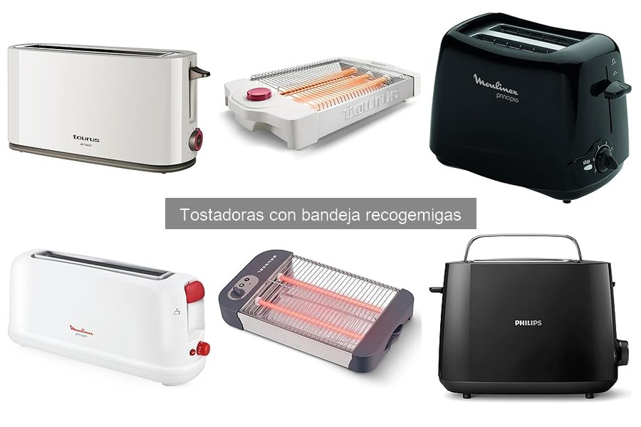 Ventajas y desventajas de las tostadoras con bandeja recogemigas