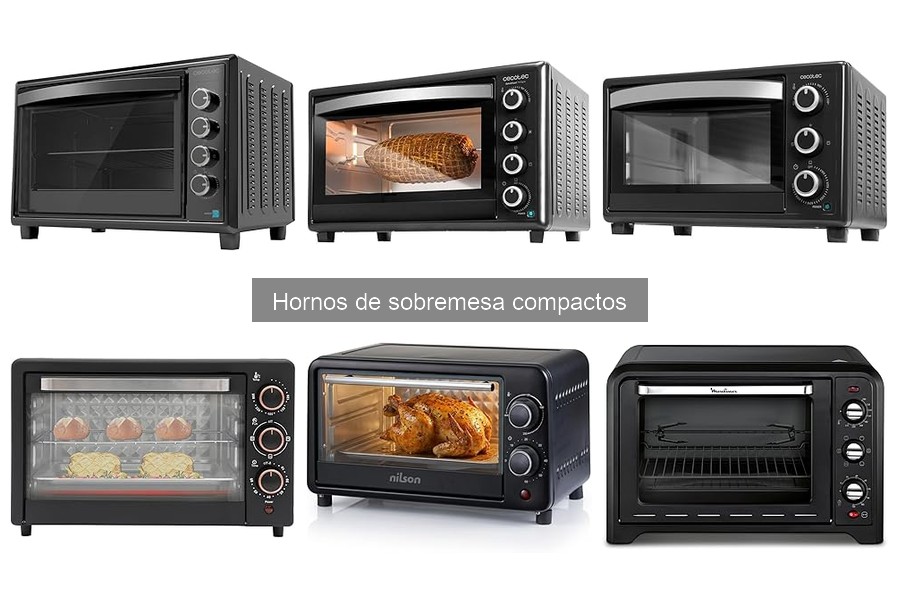 Ventajas y desventajas de los hornos de sobremesa compactos