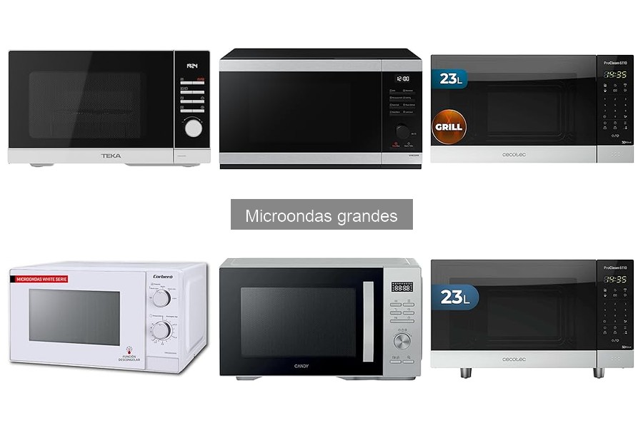 Ventajas y desventajas de los microondas grandes
