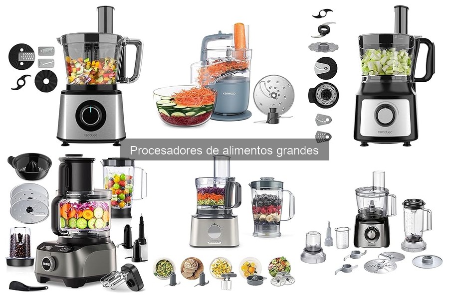 Ventajas y desventajas de los procesadores de alimentos grandes