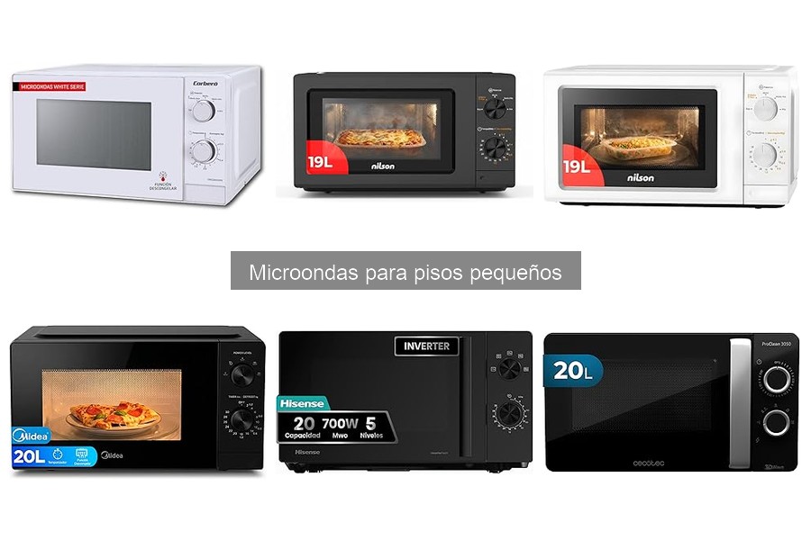 Ventajas y desventajas de microondas pequeños para pisos