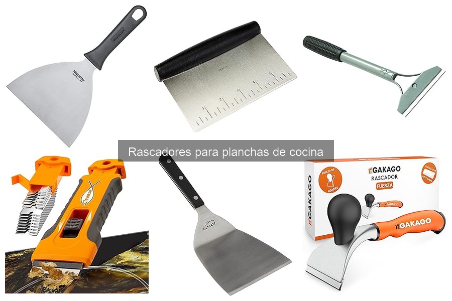 Ventajas y desventajas de rascadores para planchas de cocina