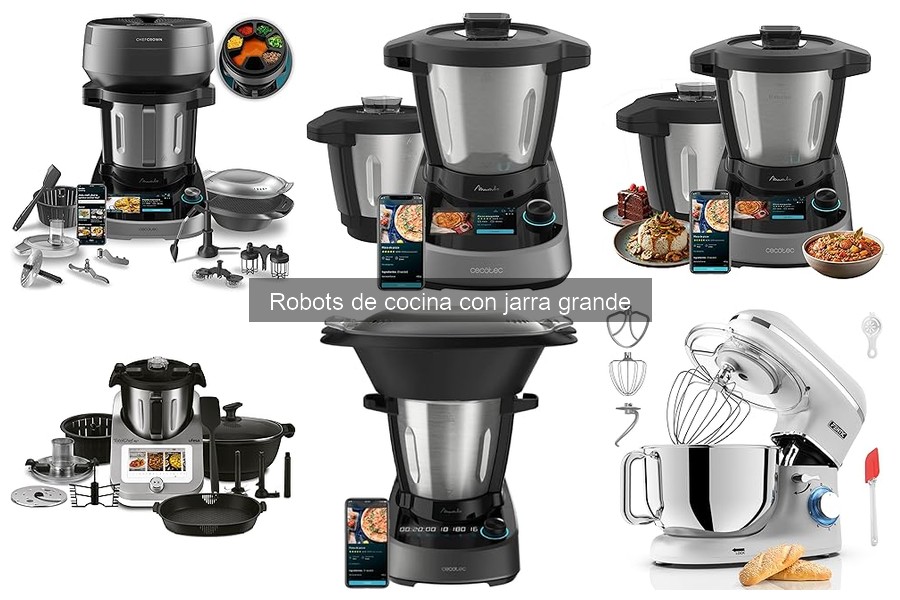 Ventajas y desventajas de robots de cocina con jarra grande