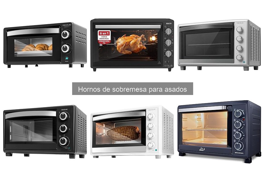 Ventajas y desventajas del horno de sobremesa para asados