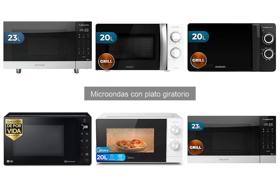 Ventajas y desventajas del microondas con plato giratorio